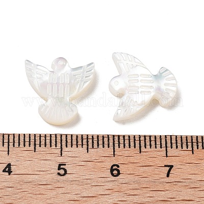 Бусины из натуральных ракушек&nbsp;BSHE-H017-02-1