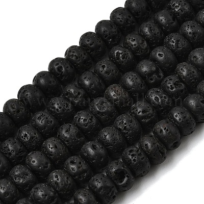 Бусы из натуральной лавы&nbsp;G-A280-A18-01-1