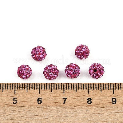 Бусины со стразами&nbsp;RB-H284-6MM-Half-502-1