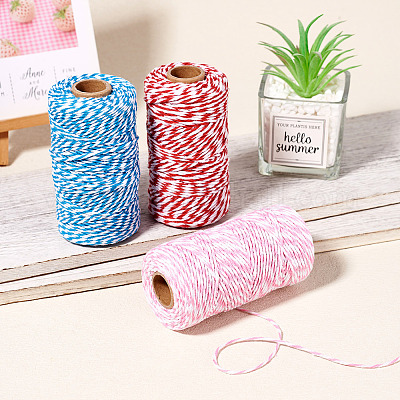 3 рулон 3-х цветных двухцветных хлопковых ниток&nbsp;OCOR-TA0002-24-1