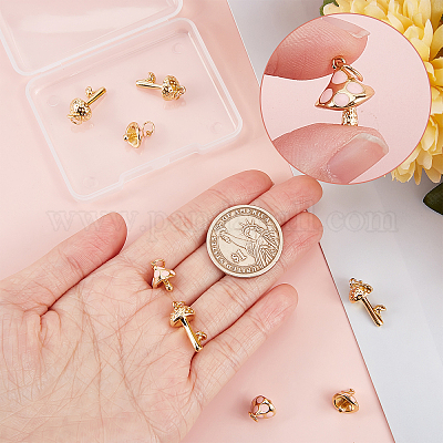 8шт 2 латунные подвески&nbsp;KK-BBC0003-93-1