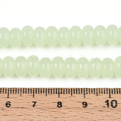 Имитация нефритовые четки стекла&nbsp;GLAA-ZX008-8mm-17D-1