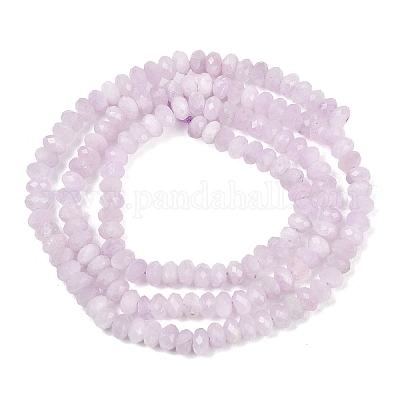 Природные кунцит бисер нитей&nbsp;G-B175-A12-2x4mm-1