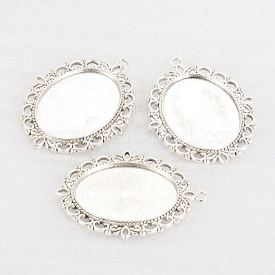 Сеттинги для кулона (кабошон)&nbsp;LS-TIBE-473-AS-RS-1