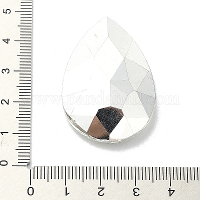 Граненые стеклянные стразы кабошоны&nbsp;GGLA-C032-09-1