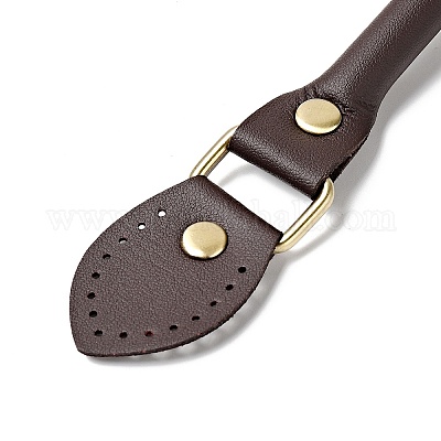 Конец листа кожа из микрофибры пришивка ручек сумки FIND-D027-12B-1