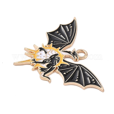 Подвески из эмали и сплава&nbsp;ENAM-P258-05C-G-1