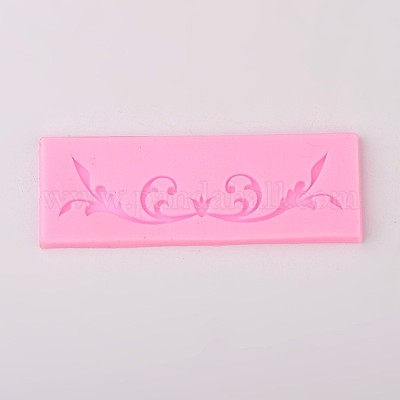 Цветочный дизайн DIY пищевой силиконовые Молды&nbsp;LS-AJEW-L054-64-1