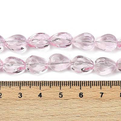 Прозрачные стеклянные бусины&nbsp;GLAA-H038-03A-1