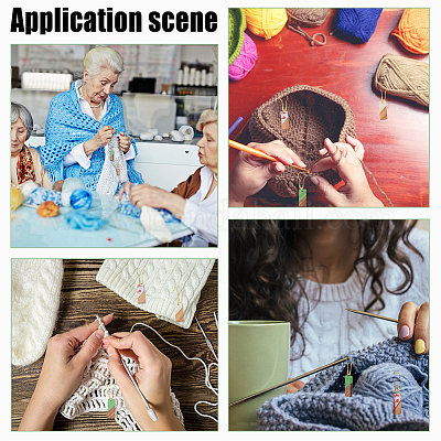 Прямоугольные подвески из смолы и орехового дерева с замком маркеры петель HJEW-PH01563-1