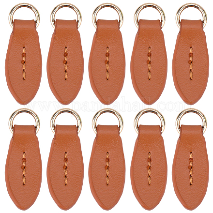 10 шт. головки молнии из коровьей кожи&nbsp;PURS-CL0001-19B-1