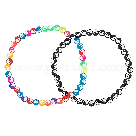 2 нить 2-х цветная нить из полимерной глины ручной работы CLAY-SZ0001-16-1