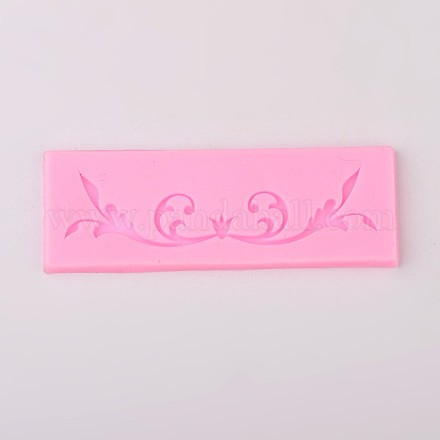 Цветочный дизайн DIY пищевой силиконовые Молды&nbsp;LS-AJEW-L054-64-1