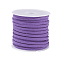 3x1.5mm Flat Faux Suede Cord, Faux Suede Lace, Dark Orchid, about 5.46 yards(5m)/roll