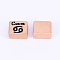 Alloy Enamel Beads, Rectangle with Twelve Constellations, Cancer, 8.5x9.5x5.5mm, Hole: 2.5mm