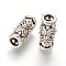 Alloy Tube Beads, Large Hole Beads, Column, Antique Silver, 17x9mm, Hole: 4mm
