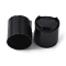 PP Plastic Press Caps, Replacement Disc Top, Dispensing Lotion Bottle Closure, Column, Black, 26.5x27mm, Inner Diameter: 24.5mm