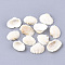 Spiral Shell Charms, Shell, Creamy White, 21~29.5x17.5~24x6~10.5mm, Hole: 1.2mm
