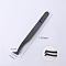 Plastic Tweezers, Anti-static Tweezers, Black, 11.6~11.7x1.45cm