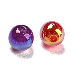 Переливающиеся акриловые бусины с УФ-покрытием&nbsp;MACR-K353-17