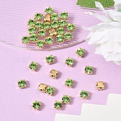 Preciosa® maxima crystal в пришивной чашке&nbsp;X-PRC-SS16-50520-G