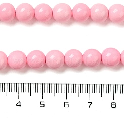 Синтетический океан белого нефрита бисер пряди&nbsp;G-S254-8mm-B01