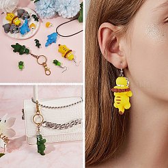 Подвески из непрозрачной смолы в стиле 16 шт.&nbsp;RESI-SZ0001-72