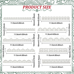 Углеродистая сталь разрезает трафареты&nbsp;DIY-BC0001-60