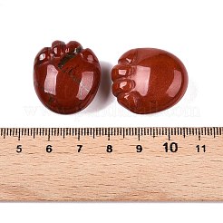 Фигурки следов из натуральной красной яшмы&nbsp;DJEW-N003-02F