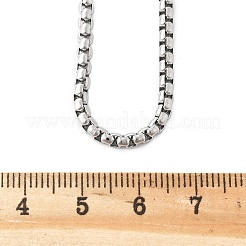 Изготовление ожерелий из венецианской цепочки из нержавеющей стали 304&nbsp;X-STAS-A028-N031P-A