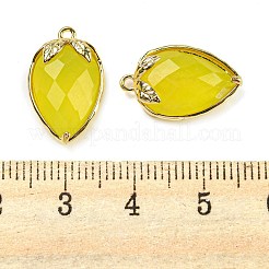 Ограненные подвески из натурального корейского нефрита&nbsp;G-M431-06G-10