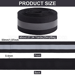 25м плоские светоотражающие полиэстеровые ленты&nbsp;OCOR-BC0006-17C