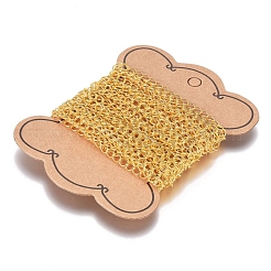 Латунные витой цепочки&nbsp;X-CHC-Q001-5x4mm-G