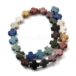 Бусы из натуральной лавы&nbsp;G-L498-E02-01E