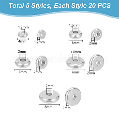 Распорные бусины из нержавеющей стали 304&nbsp;STAS-UN0004-01P