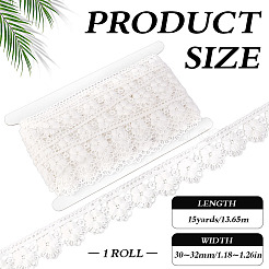 Лента из волоконного кружева&nbsp;OCOR-WH0105-146B