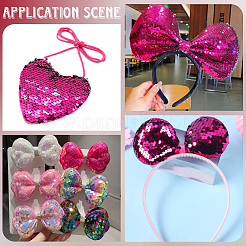 1 рулон ПВХ-бусины с пайетками&nbsp;DIY-SP0005-27C