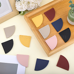 12 шт. 6-х цветные закладки для книг из искусственной кожи&nbsp;AJEW-CL0002-09