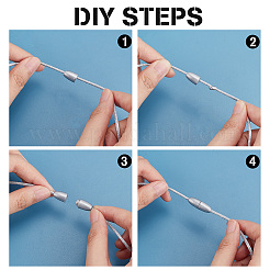 1 рулон нейлонового атласного шнура с плетением «раттейл»&nbsp;NWIR-PH0002-13B