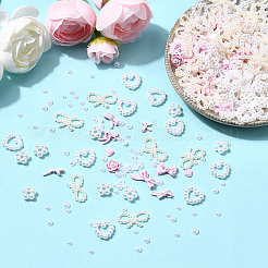 644 шт. имитация жемчужных кабошонов из сплава&nbsp;MRMJ-SP0001-13