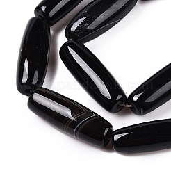 Нити из натуральных агатовых бусин&nbsp;G-T138-230C