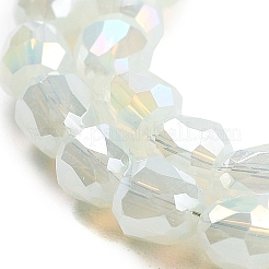 Стеклянные бусины с гальваническим покрытием &nbsp;EGLA-D030-J4mm-B02