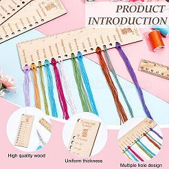 Цветовая диаграмма многоразового использования одеяла температуры древесины&nbsp;AJEW-WH0007-08