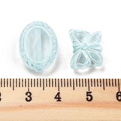 Прозрачные акриловые бусины&nbsp;OACR-Q084-20F