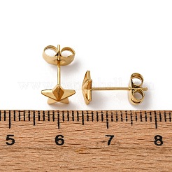 Серьги-гвоздики из нержавеющей стали 304&nbsp;EJEW-Z134-05G