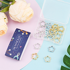 20шт. 4-цветная литая рамка для бусин&nbsp;FIND-SC0017-71