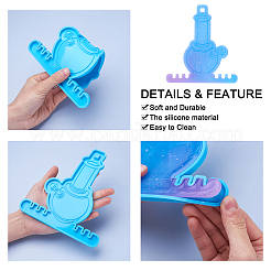 3шт 3 Молды для кабошонов из силикона&nbsp;DIY-BG0001-51