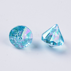 Прозрачные акриловые брелоки&nbsp;X-TACR-Q270-017