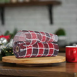 Полиэстеровая декоративная сетчатая лента для елок&nbsp;SIL-WH20025-050C