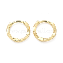 Серьги-кольца из латуни&nbsp;EJEW-Z102-13G